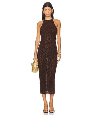 Lioness Vestido Members En Talla (También En M, S, Xl, Xs) - Marrón