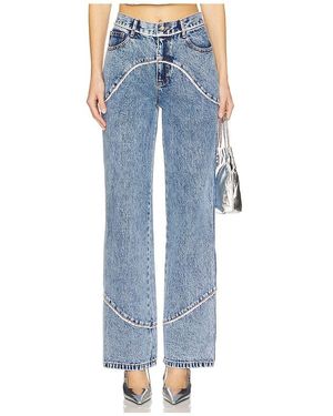 retroféte Izzie Jeans En Color Azul Talla (También En 26, 27, 31)