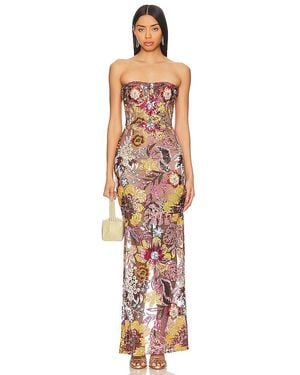 Bronx and Banco Dahlia Maxi Dress - White