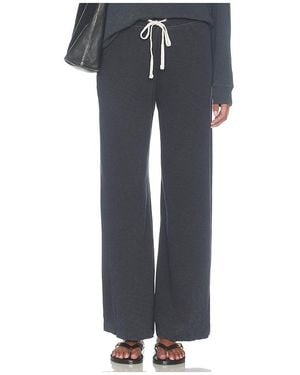 James Perse Wide Leg Sweatpant - Blue