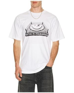 Market Smiley Ko Tee - White