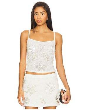Leslie Amon Sea Tank Camisole - ホワイト