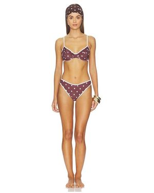 ROWEN ROSE Bikini Printed Lycra - Multicolor