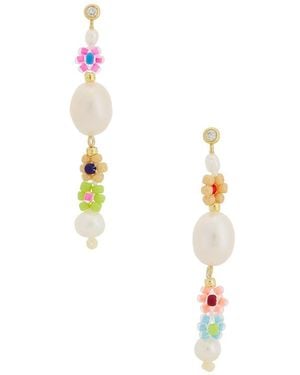 Anni Lu Mexi Flower Earring - White