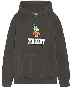 Market パーカー - ブラック