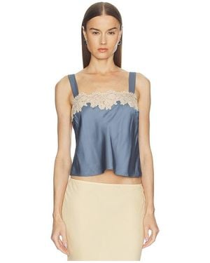 RIXO London Vyonne Top - Blue