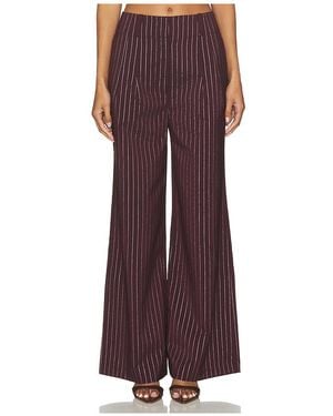 Simon Miller Bloo Pinstripe パンツ - ブラウン