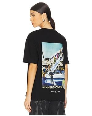 Wish Me Luck Winners Only Tee - Black