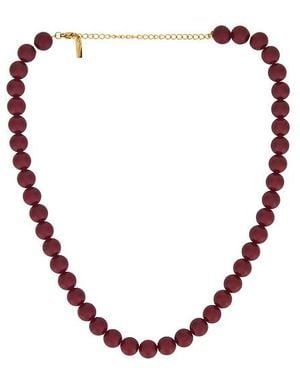 Casa Clara Lou Beaded Necklace - Red