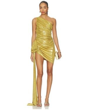 Norma Kamali Pickleball Diana Dress W/ Bow - Yellow