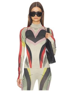 Off-White c/o Virgil Abloh Seamless Colour Block Top - Multicolour