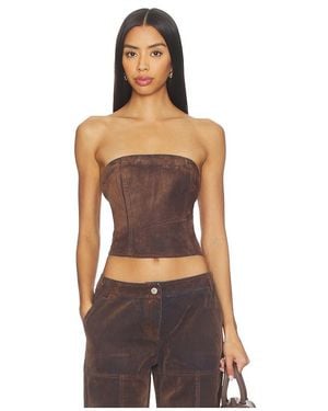 BY.DYLN Oberteil Azalea Corset - Braun