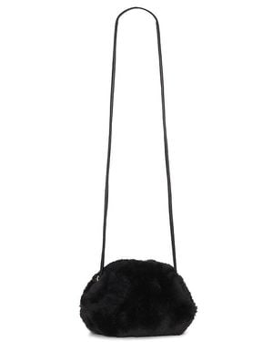 Hat Attack Faux Fur Clutch - Black