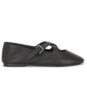 St. Agni Ballerina Flat - Black