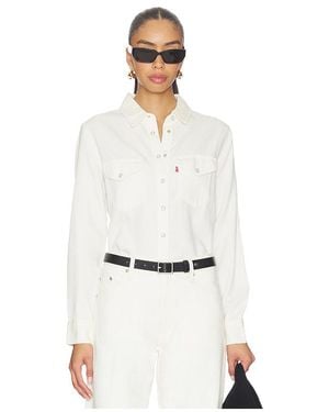 Levi's Iconic Western デニムシャツ - ホワイト