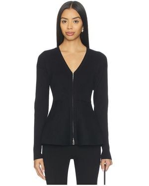 ALIGNE Faye Zip Up Cardigan - Black