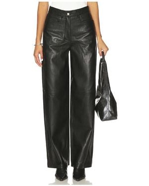 Remain Cocoon Leather Pants - ブラック