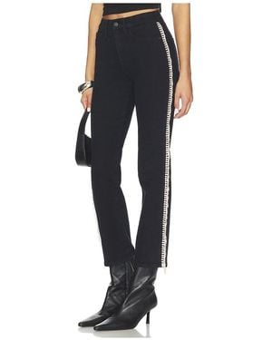 GOOD AMERICAN Good Legs Straight Diamond Jeans - Black