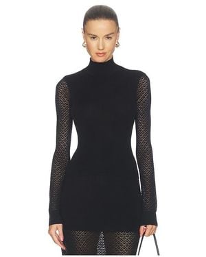 Lovers + Friends Belen Mock Neck Jumper - Black