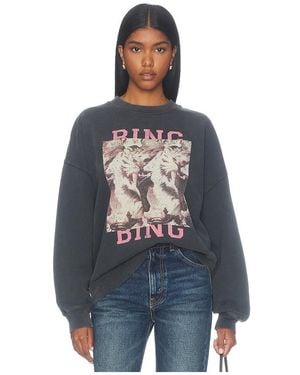 Anine Bing Miles Sweatshirt Tiger Bing - Blue