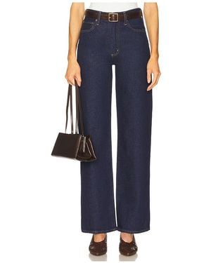 Agolde Harper Mid Rise Relaxed Straight Jeans - Blue