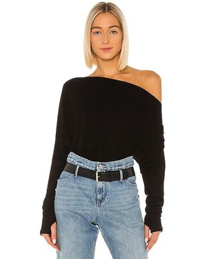 Michael Lauren Santos Drop Shoulder Jumper - Black