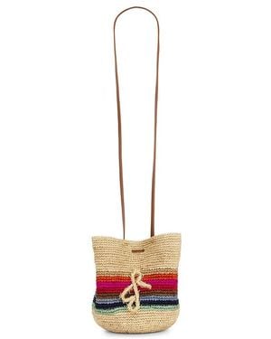 Ruslan Baginskiy Striped Pouch Bag - White