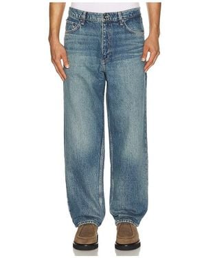 Rag & Bone Rb Baggy Authentic Rigid Jeans - Blue