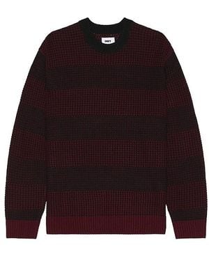 Obey Strick - Schwarz