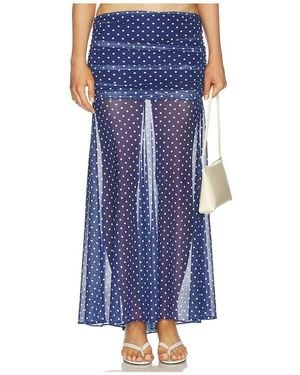 Amanda Uprichard Leo Skirt - Blue