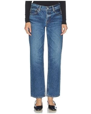 Moussy Philadelphia Straight Jeans - Blue