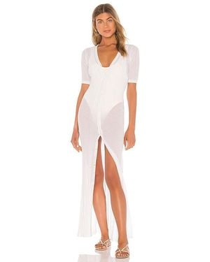 superdown Sevilla Knit Maxi Dress - White