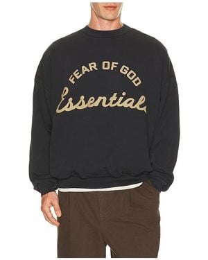 Fear Of God Training 90's Crewneck Sweatshirt - Black