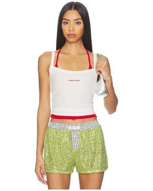 Hand Over Matt Tank Top - Green