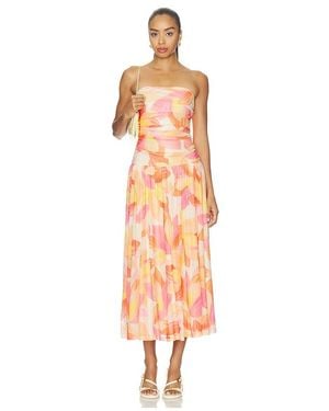 MINKPINK Solana Mesh Midi Dress - White