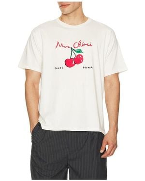 Duke & Dexter Mon Cheri T-Shirt - White