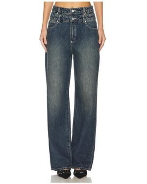 A.Brand Carrie Straight Leg Jeans - Blue