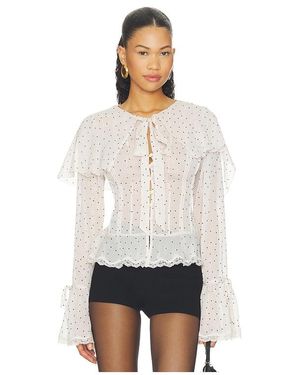 LPA Elise Blouse en Black & White - Blanc