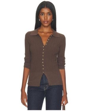 Heartloom Wright Top En Color Chocolate Talla (También En M, S, Xs) - Multicolor