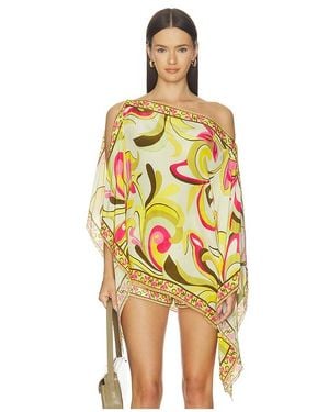 Rococo Sand Oberteil Square Scarf Top - Gelb