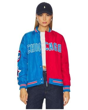 Terez X Revolve Chicago Cubs Multi Logo Bomber - Red