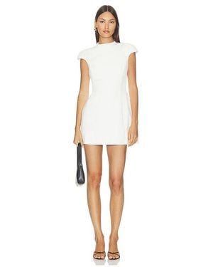 Bardot Elson Structured Mini Dress - White