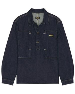 Stan Ray Painters Pop Over Shirt - Blue