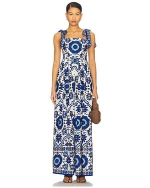 Cara Cara Maxikleid Tula - Blau