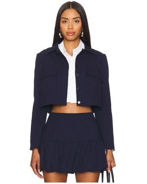 Amanda Uprichard Sanders Jacket - Blue