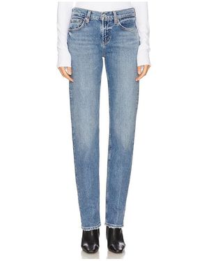 Agolde Low Rise Slim Jeans - Blue