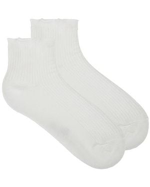 Stems 3 Pack Everyday Classic Ruffle Socks - White