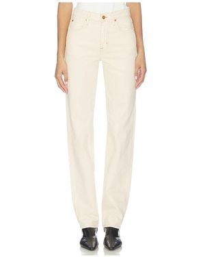 SLVRLAKE Denim Phoenix Loose Straight Leg Jeans - White