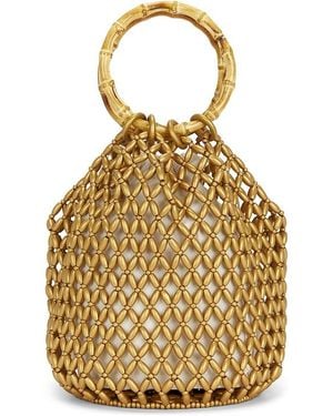 BTB Los Angeles Rumi Bamboo Bag - Metallic