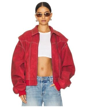 Lioness Vista Bomber Jacket - Red